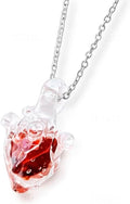 Anatomical Mini Glass Heart Necklace