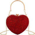 Rhinestone Heart Shaped Handbag