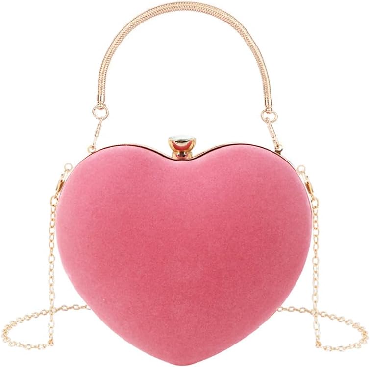 Rhinestone Heart Shaped Handbag