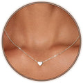 Dainty Heart Necklace for Women Gold/Silver Plated