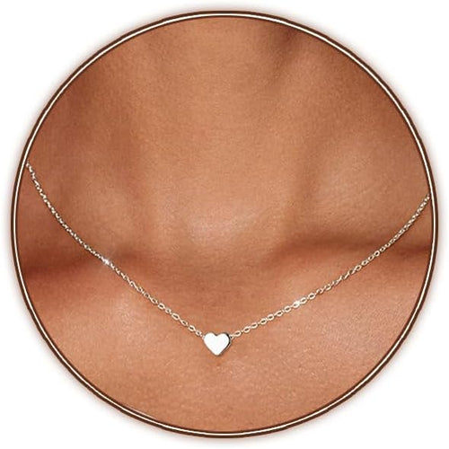 Dainty Heart Necklace for Women Gold/Silver Plated