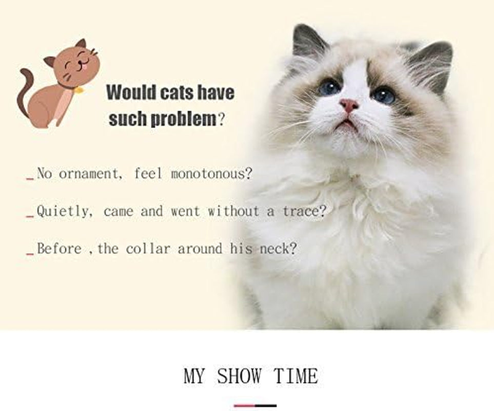 Rhinestone Heart Cat Collar with Bell