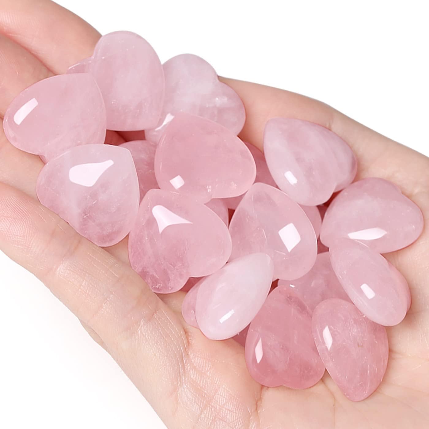 10 Piece Heart Crystal Set