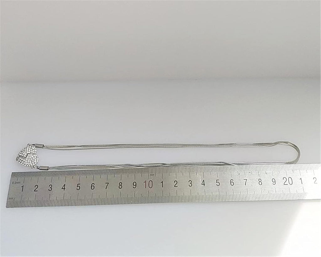 Double-Sided Diamond Pendant, BFF or Couple Necklace