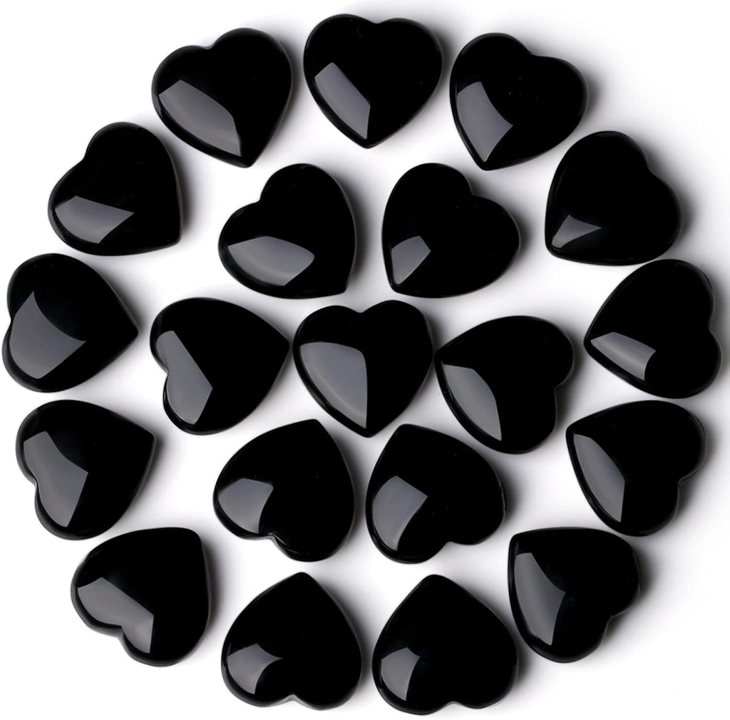 10 Piece Heart Crystal Set