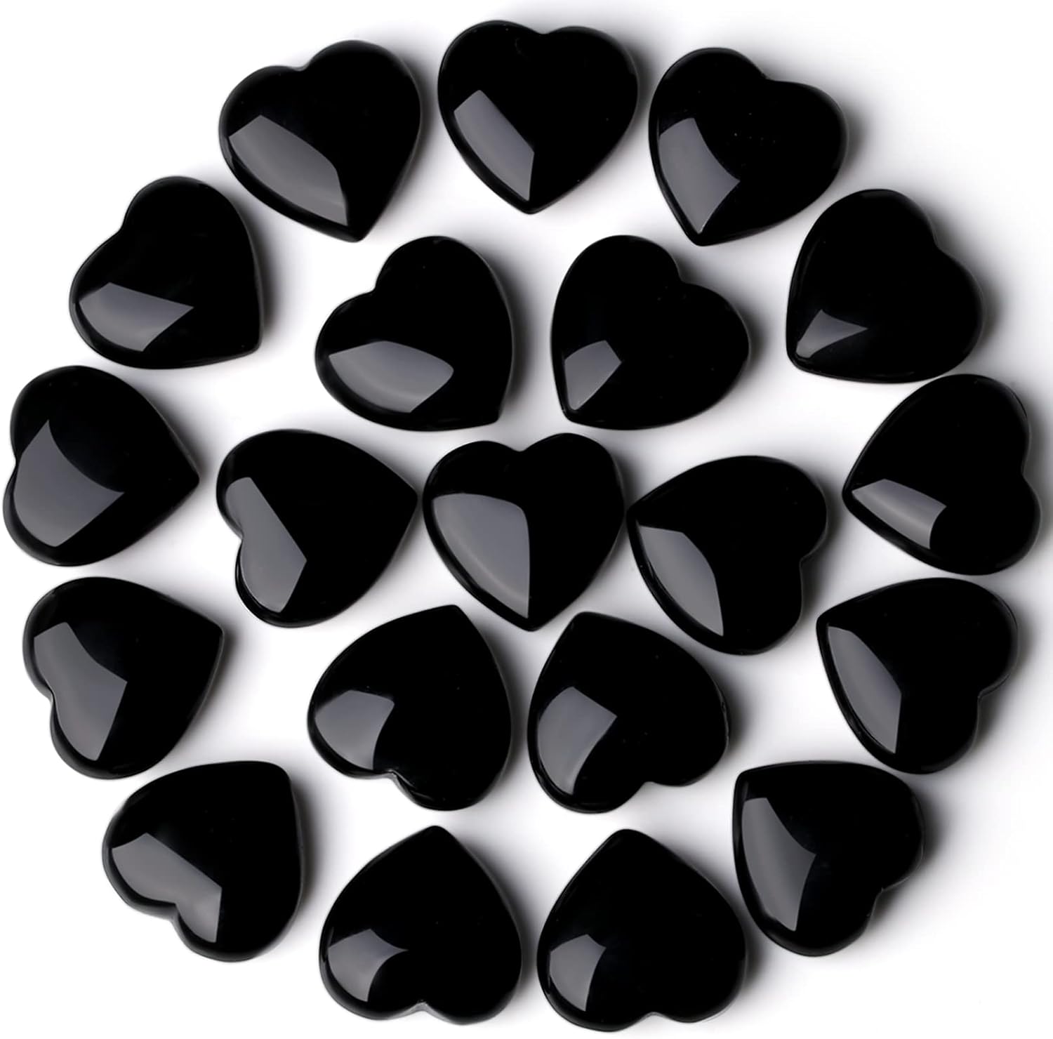 10 Piece Heart Crystal Set