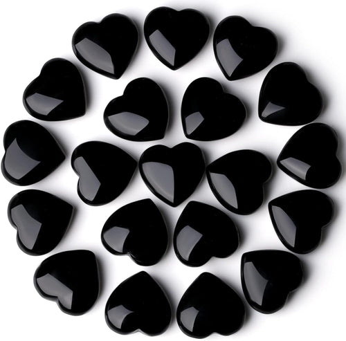 10 Piece Heart Crystal Set