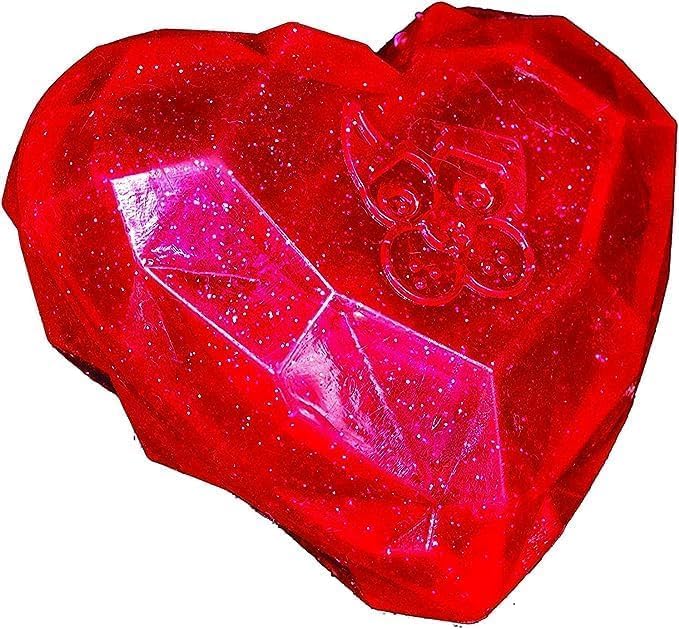 Squeaky Gems Heart Dog Toy