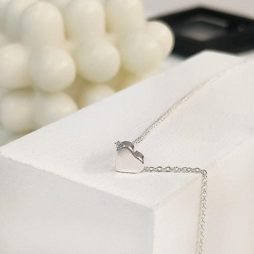 Dainty Heart Necklace for Women Gold/Silver Plated