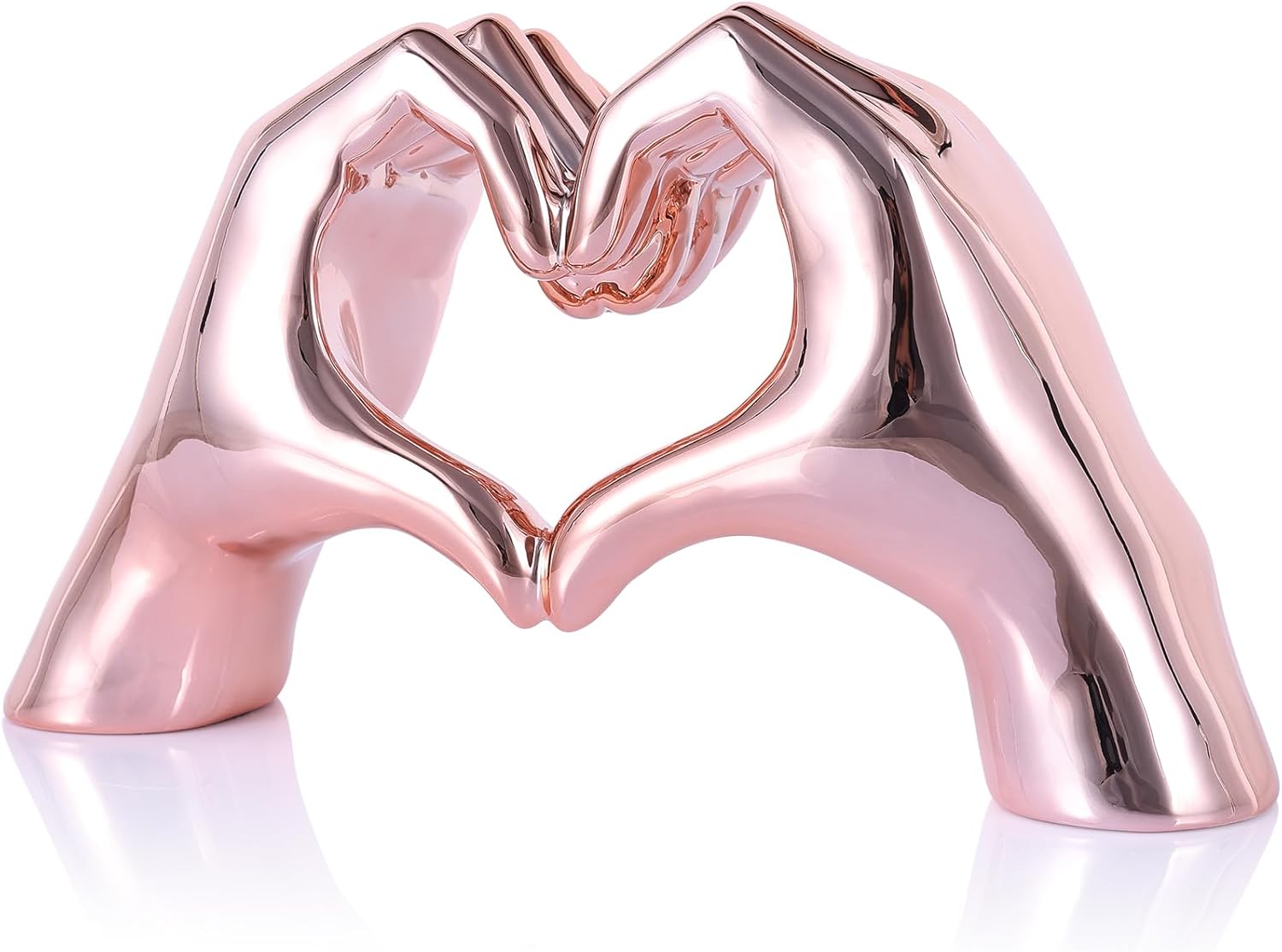 Heart Hands Sculpture