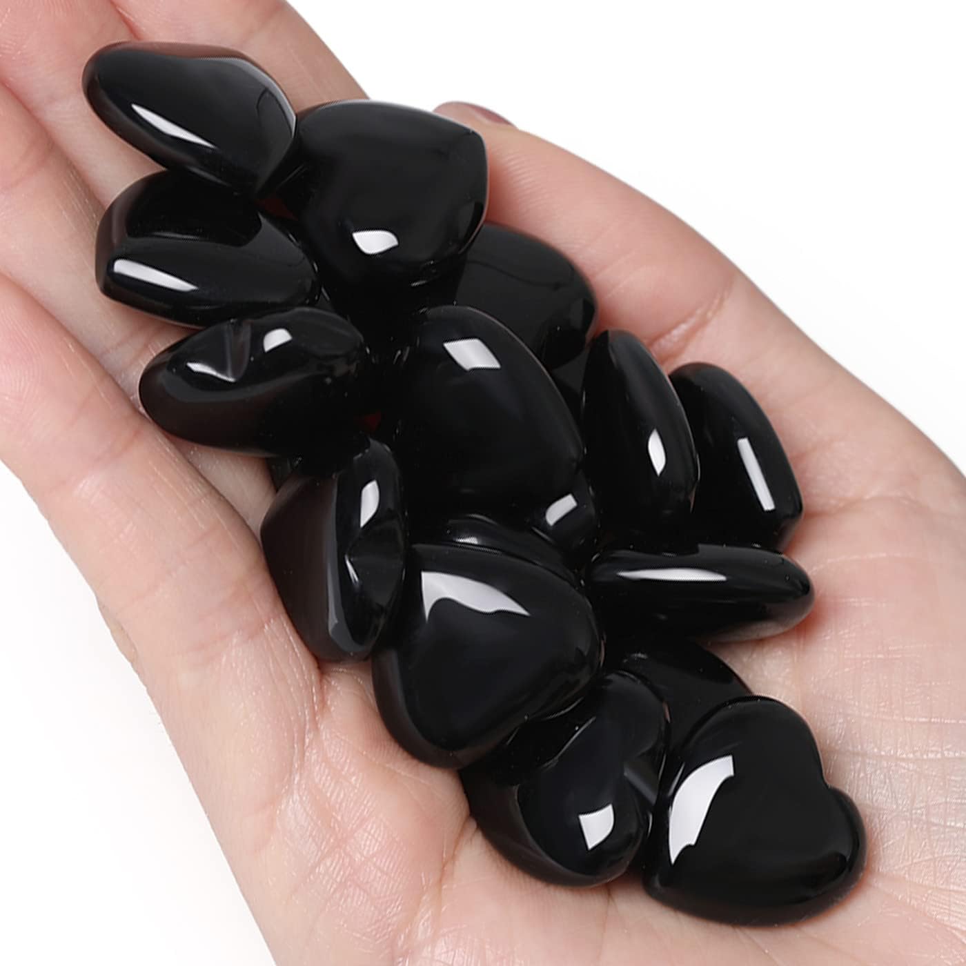 10 Piece Heart Crystal Set