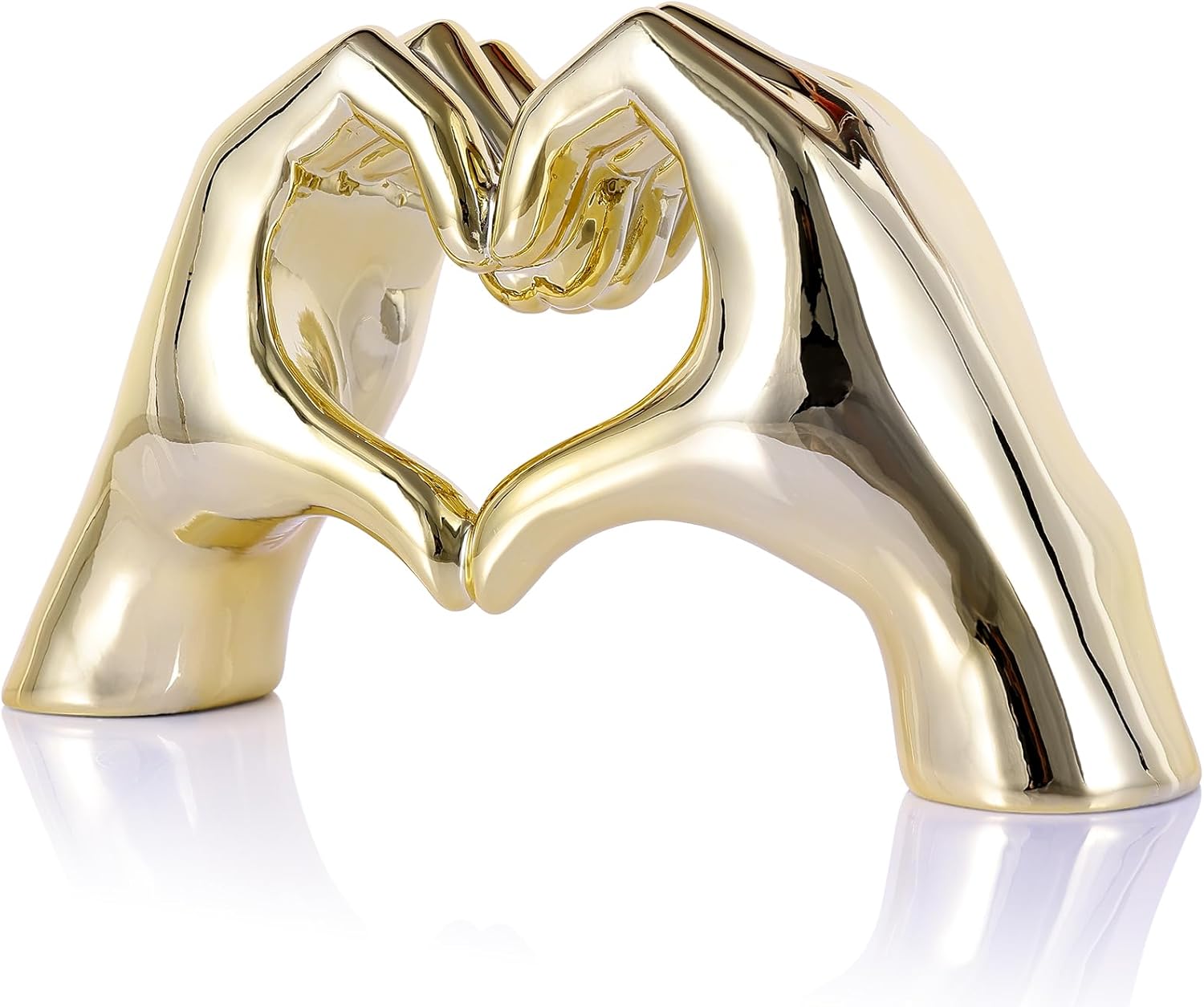 Heart Hands Sculpture