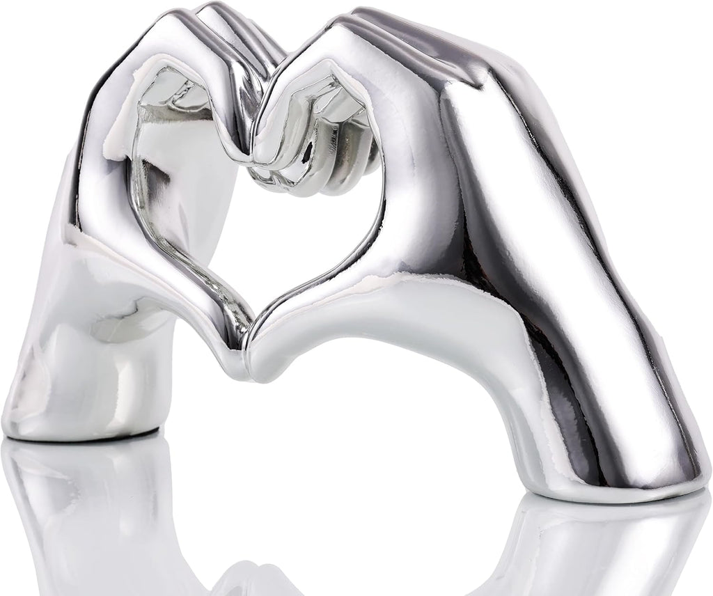 Heart Hands Sculpture