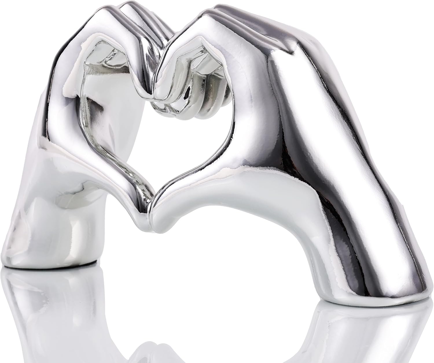Heart Hands Sculpture