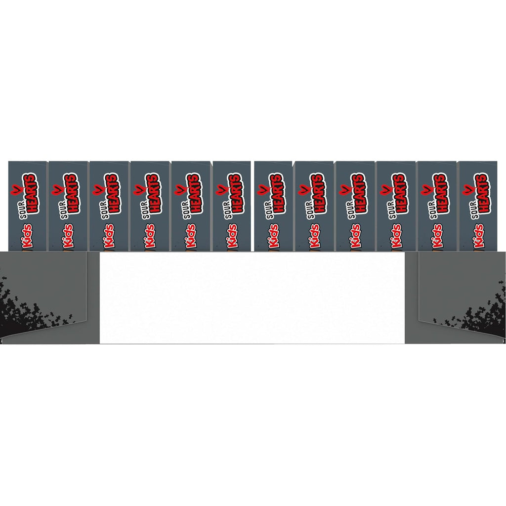 Sour Hearts Black Raspberry Soft & Chewy Valentine's Day Candy