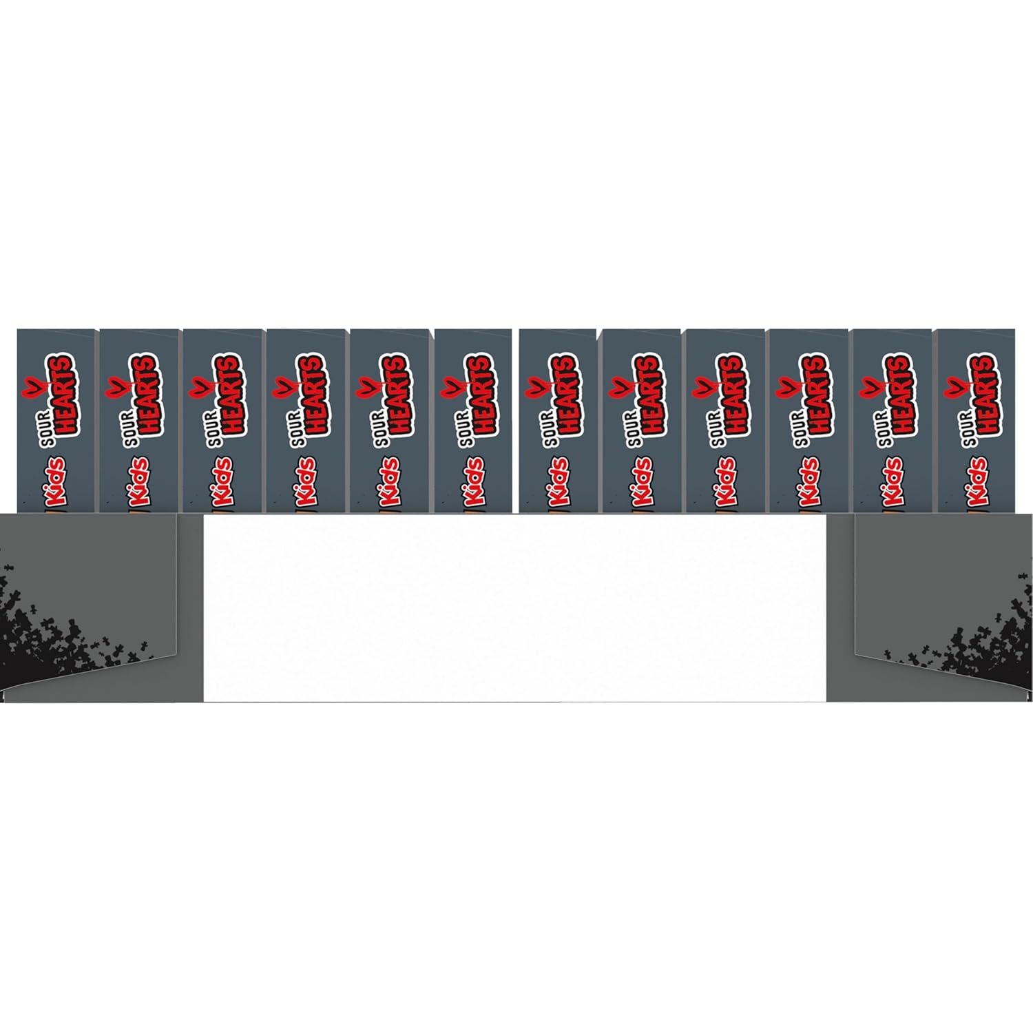 Sour Hearts Black Raspberry Soft & Chewy Valentine's Day Candy