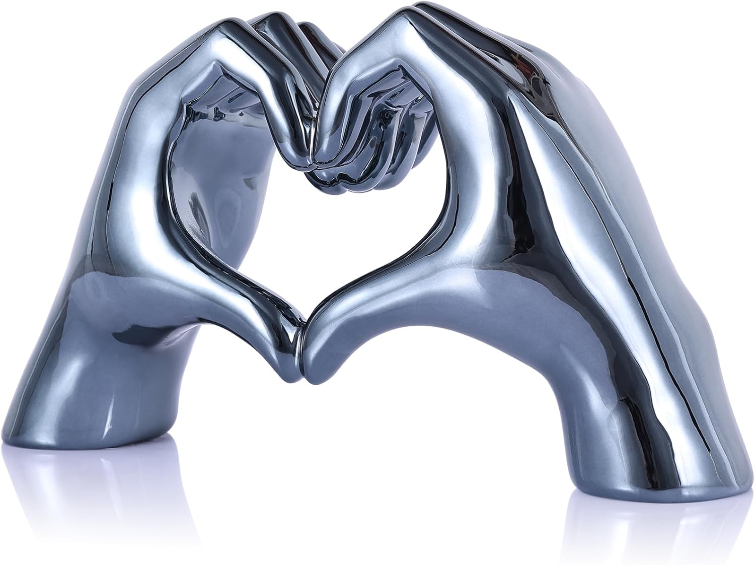 Heart Hands Sculpture