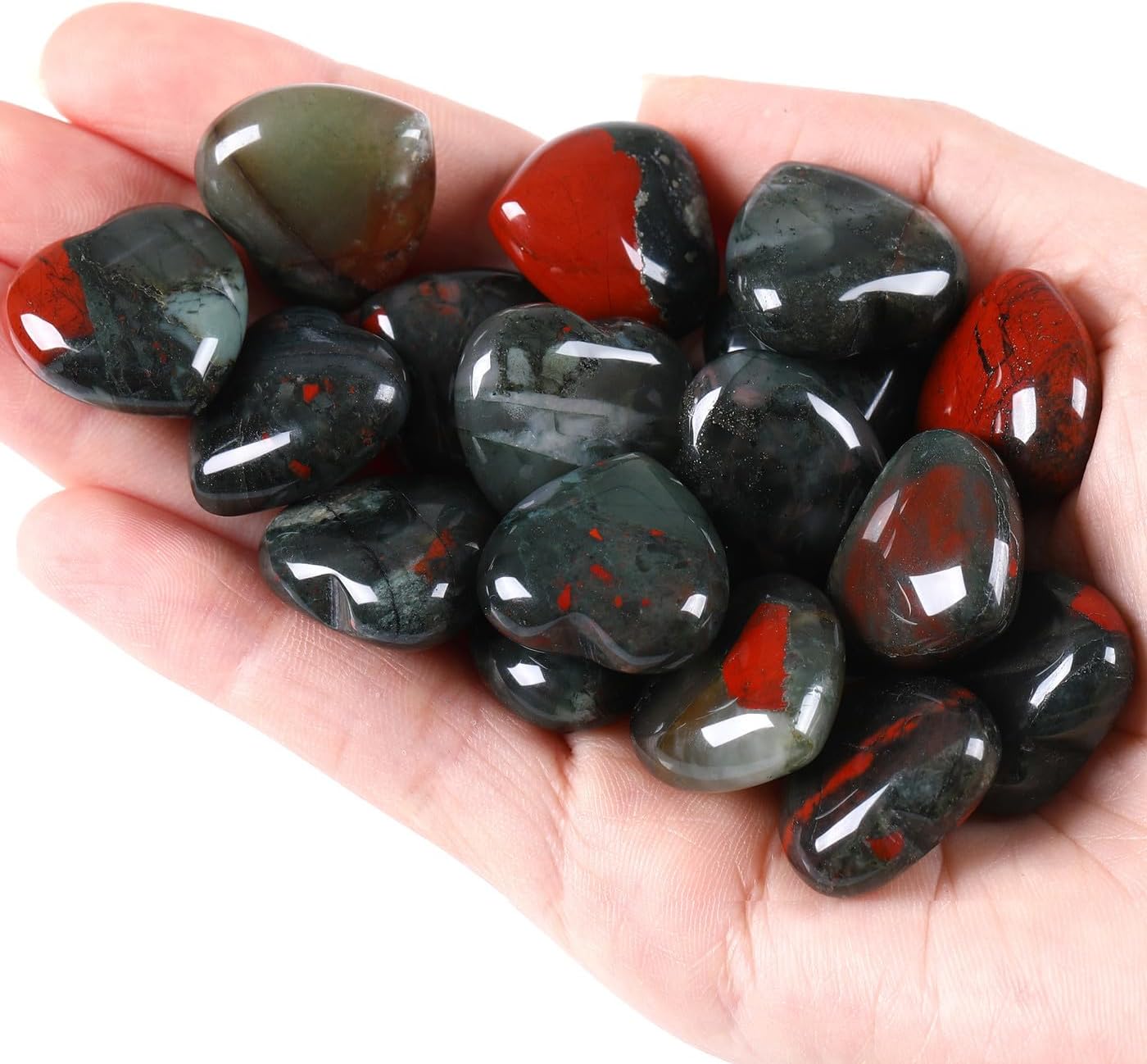 10 Piece Heart Crystal Set