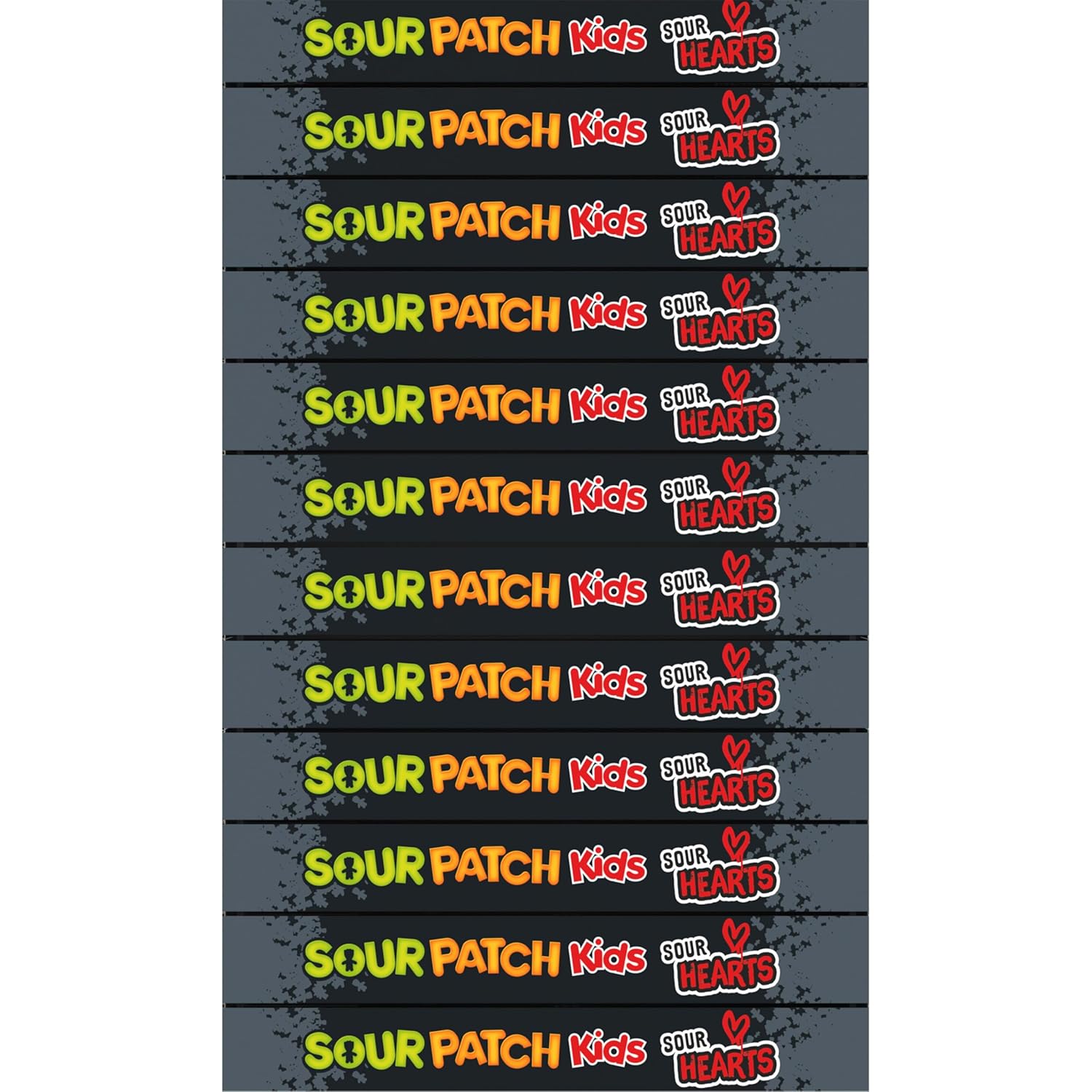 Sour Hearts Black Raspberry Soft & Chewy Valentine's Day Candy