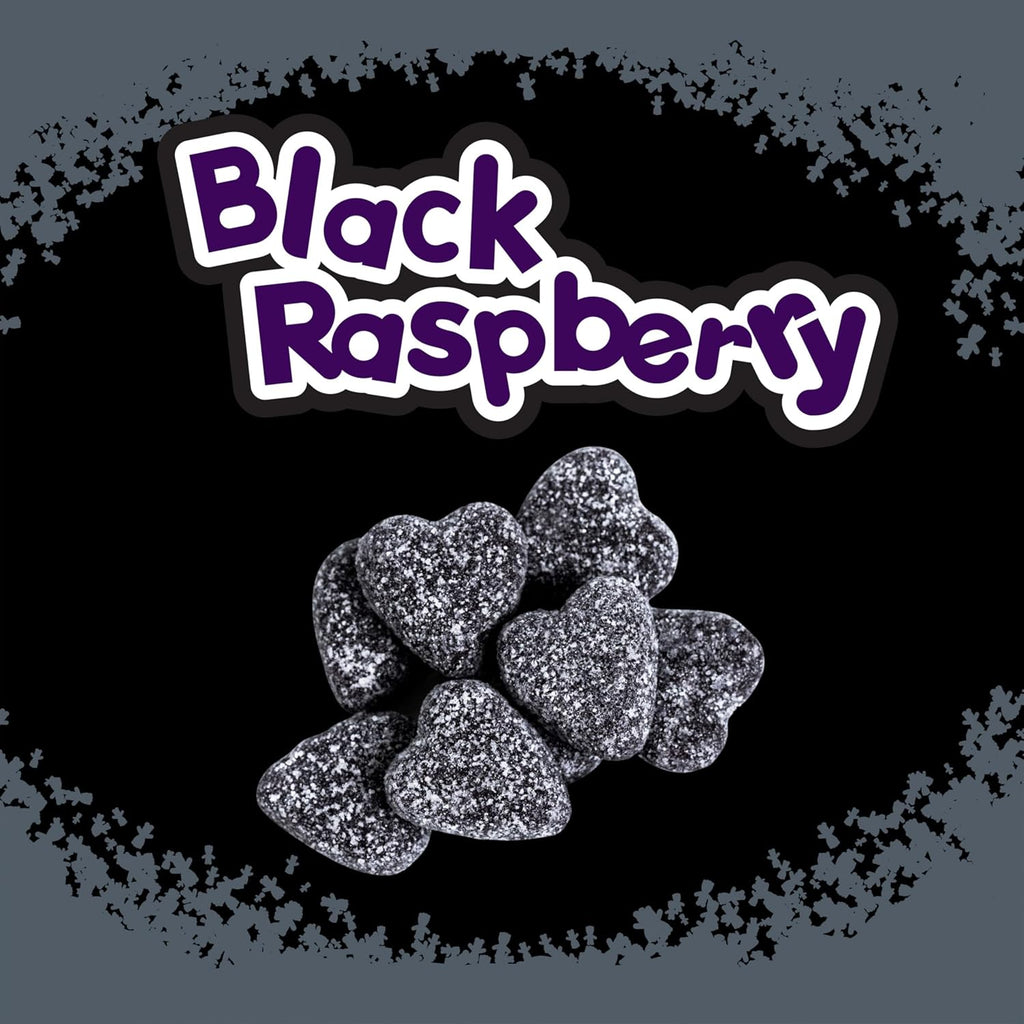 Sour Hearts Black Raspberry Soft & Chewy Valentine's Day Candy