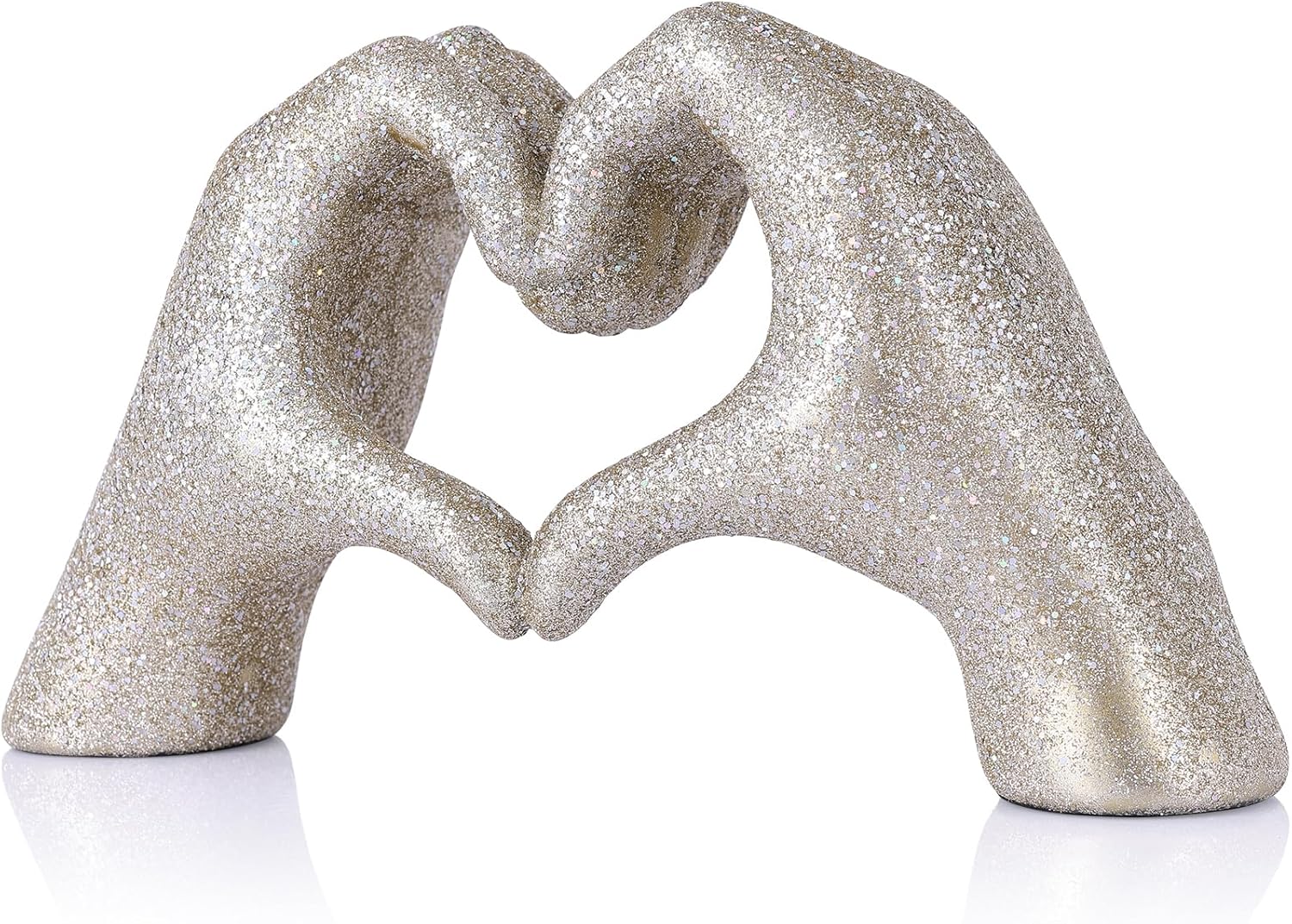 Heart Hands Sculpture