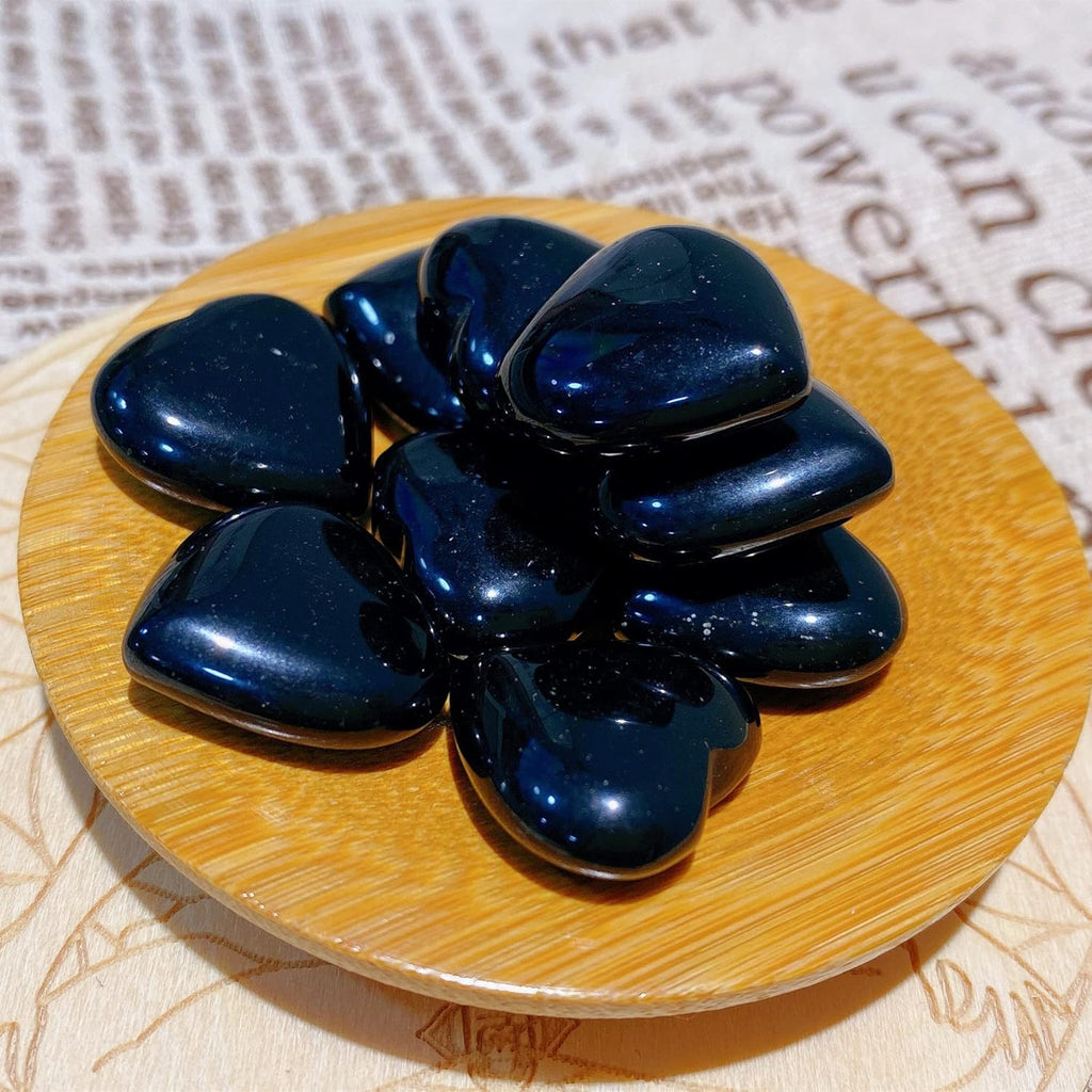 10 Piece Heart Crystal Set