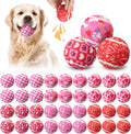 36 Pcs Valentine Squeaky Tennis Balls Gifts for Dogs