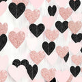 Glitter Heart Hanging Party Decorations 