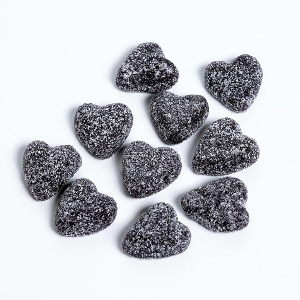 Sour Hearts Black Raspberry Soft & Chewy Valentine's Day Candy
