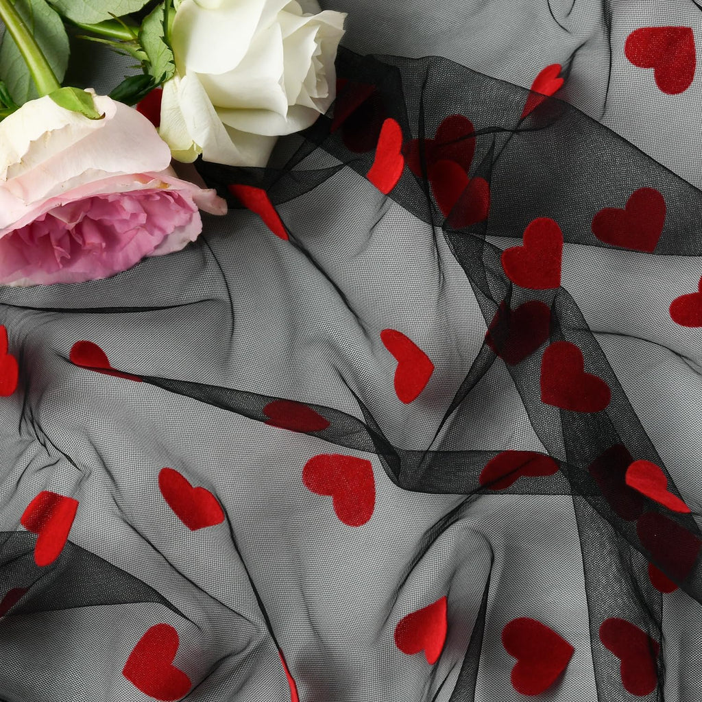 Hearts on Tulle Table Runner 10FT